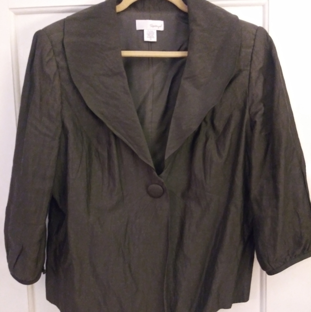 NWOT Spiegal Stylish Wide Collar Blazer- Size 18